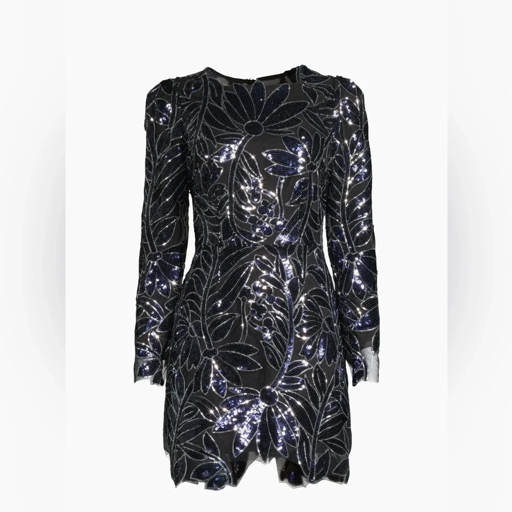 Milly Black and Silver Sheath Dress - Picture 3 of 8